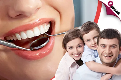 For QR120 Get a Tooth Crystal OR for QR160 Get a Polishing, Scaling & Consultation OR for QR250 Get One Tooth Extraction OR One Tooth-Colored Filling! (Up to QR500 Value)